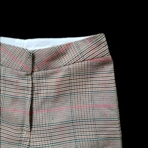 Vintage Plaid High Waist Trouser size small